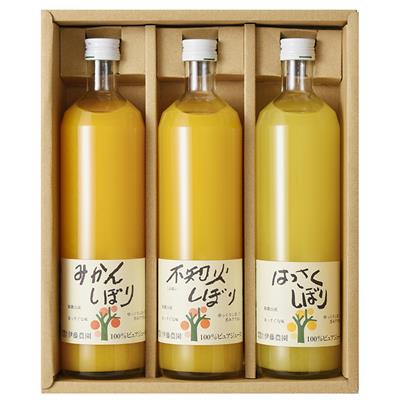 『伊藤農園』の<br>100％ピュアジュース750ml×3本