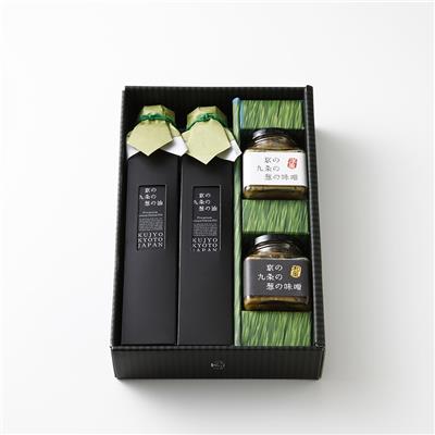『こと京都』の<br>京の九条の葱の油と味噌のギフトセット