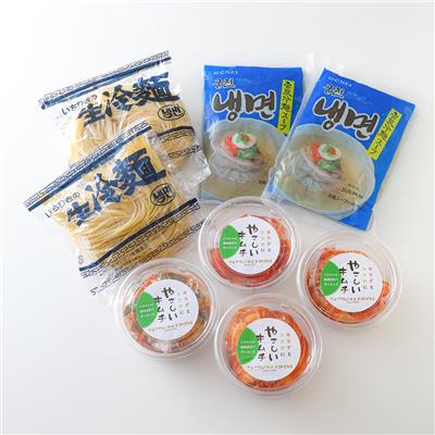 『龍岡商店』の<br>韓国冷麺セット（野菜)