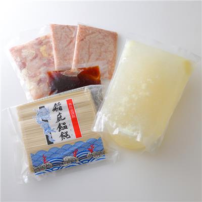 『秋田比内や』の <br>比内地鶏稲庭うどんセットB