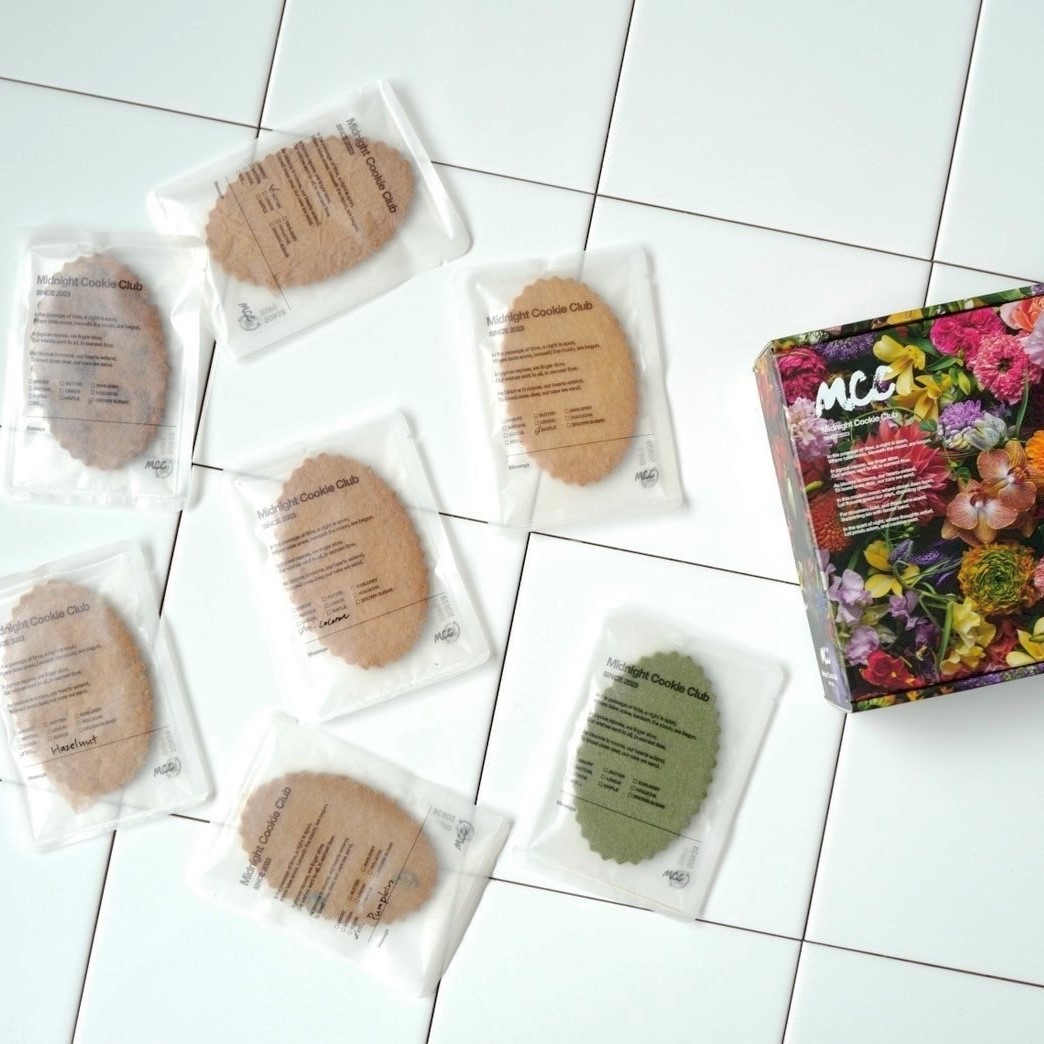 ★クッキー★　1204★★★1月10日 Midnight Cookie Club byZucca』のフラワーボックス サブレ