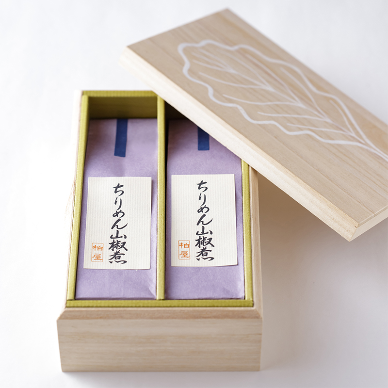 柏屋』のちりめん山椒 2袋 桐箱入りの通販 |あまからセレクション
