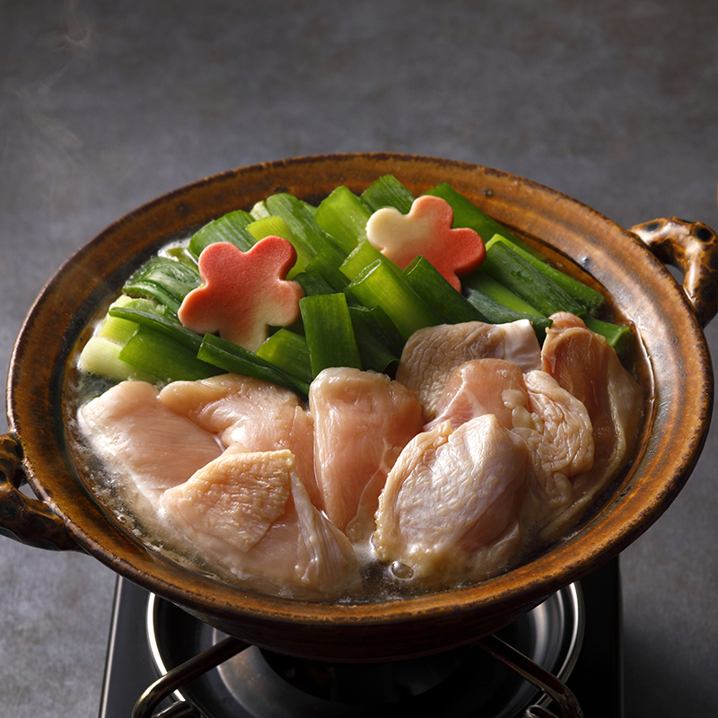 『こと京都』の<br>九条ねぎ鶏の塩鍋