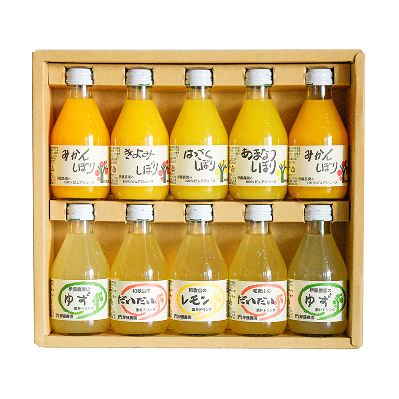 伊藤農園』の 100％ピュアジュース＆素朴ドリンクセットの通販