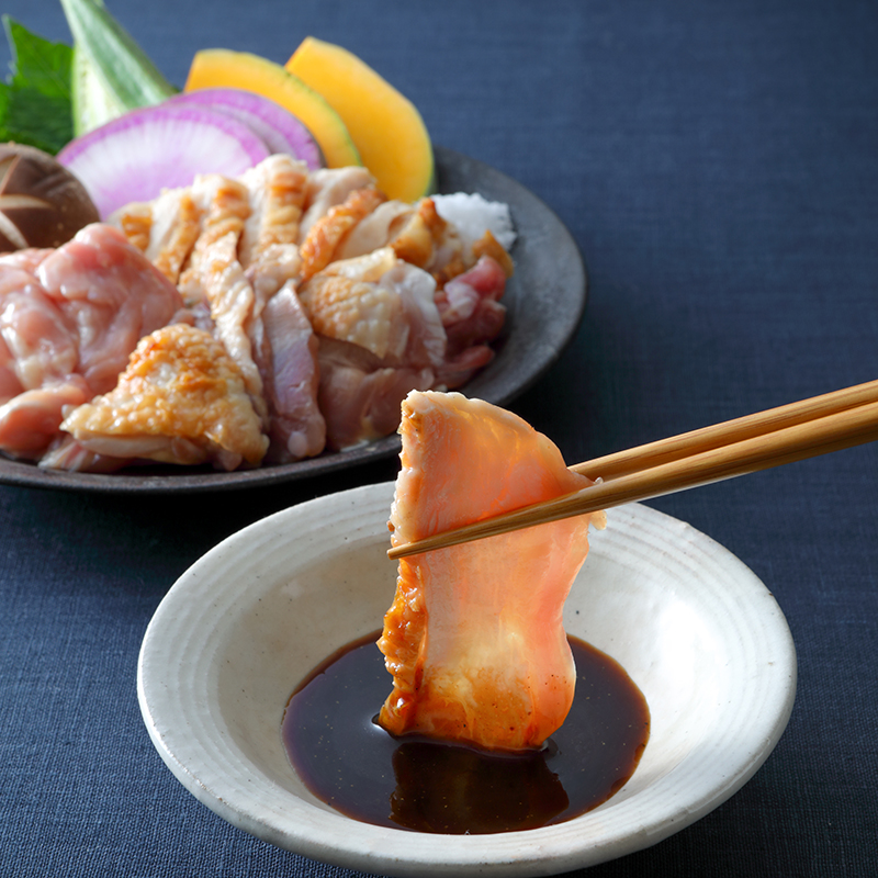 『炭火焼き鳥鶏尽』の<br>大和肉鶏の焼肉セット