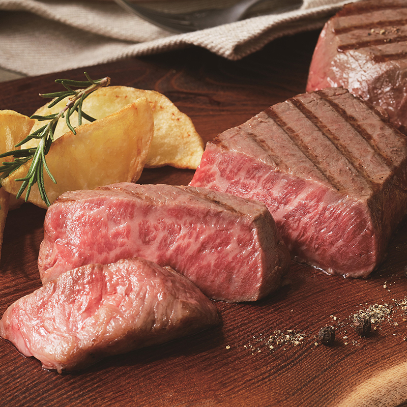 『サンショク』の <br>松阪牛ももステーキ用