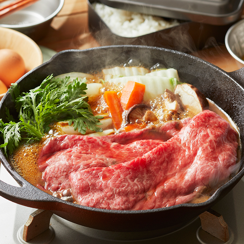 『サンショク』の <br>松阪牛もも肩ロースすき焼き用