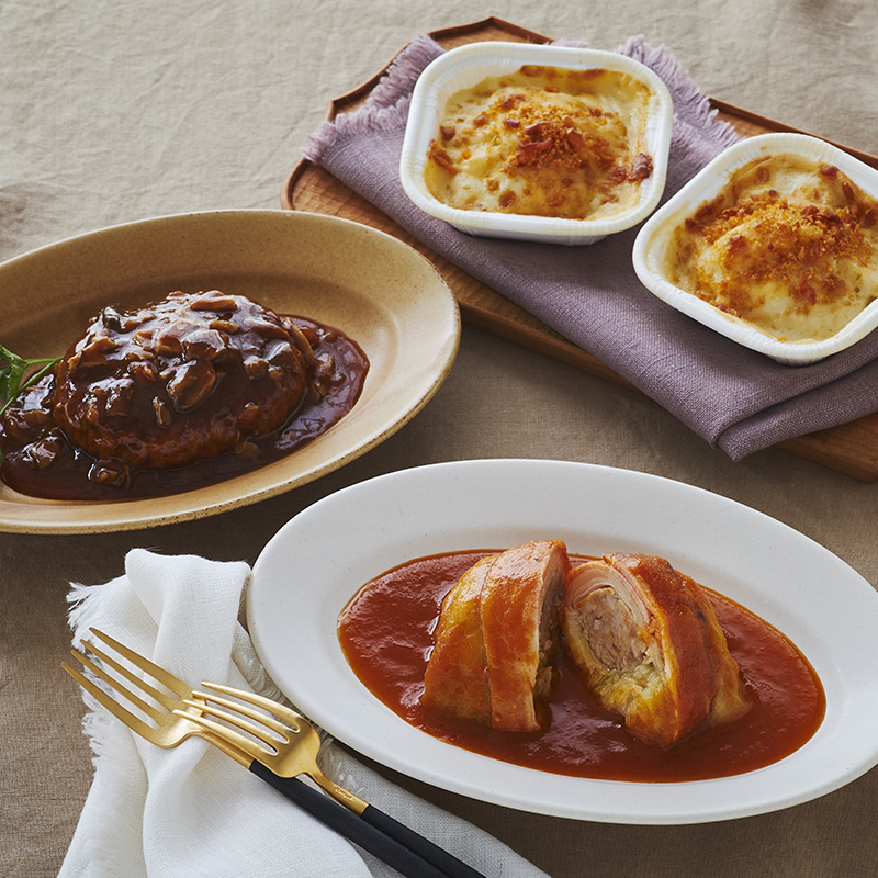 『ルフフフ』の<br>ルフフフおすすめの洋食3種セット
